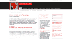 Desktop Screenshot of afriquesenlutte.org